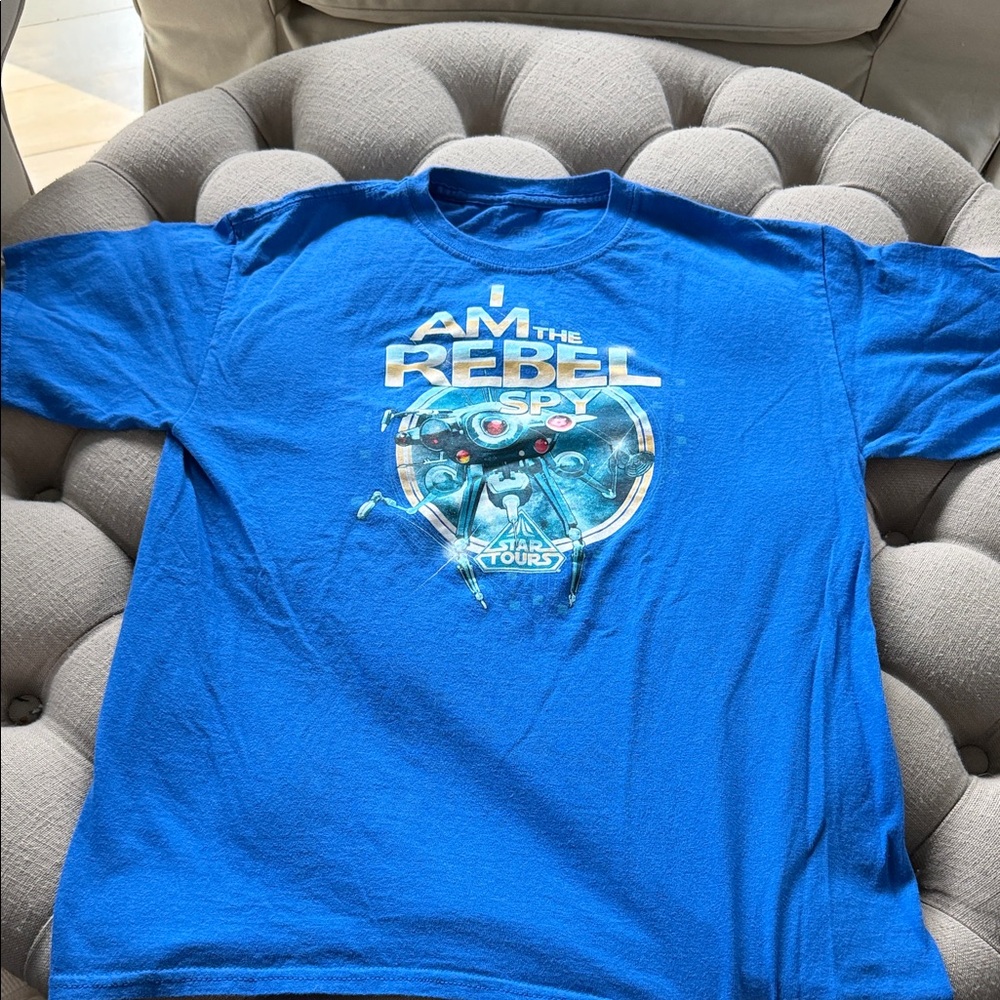 Disney Blue Star Wars Rebel Spy Kids Tee